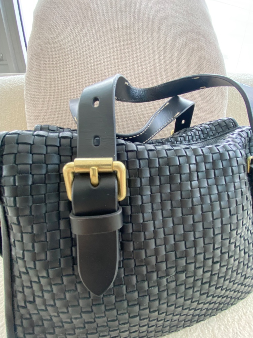 Cole Haan woven leather bag - Picture 4 of 9